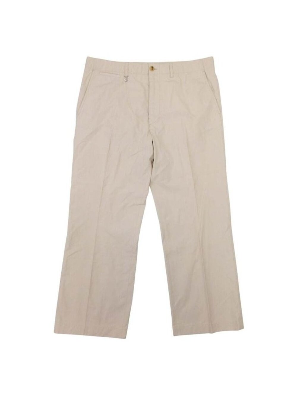 Louis Vuitton LV Charm Trousers Pants Cotton 44 Light Beige